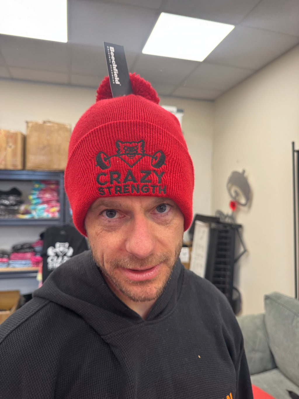 Crazy Strength Bobble Hat