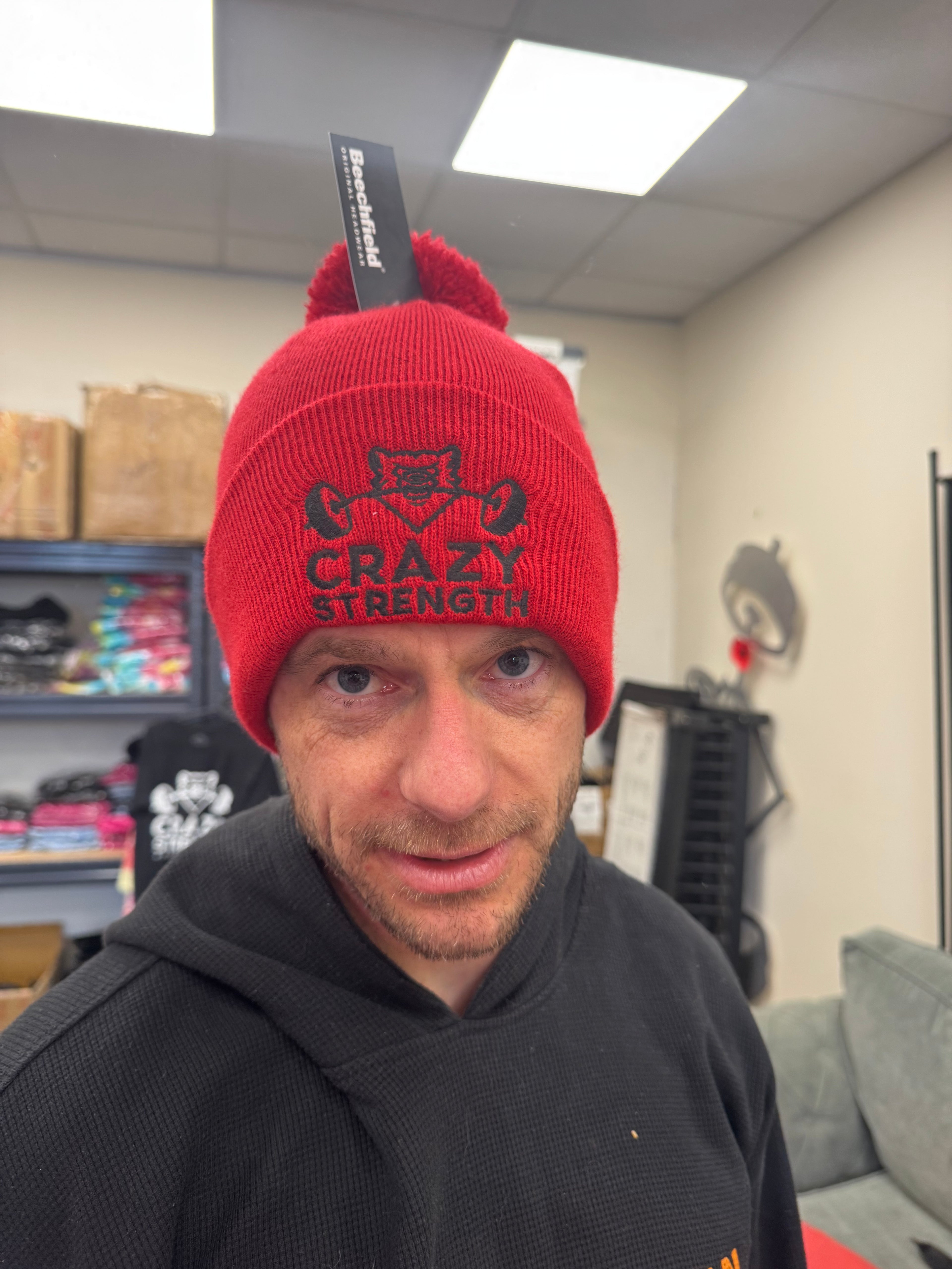 Crazy Strength Bobble Hat