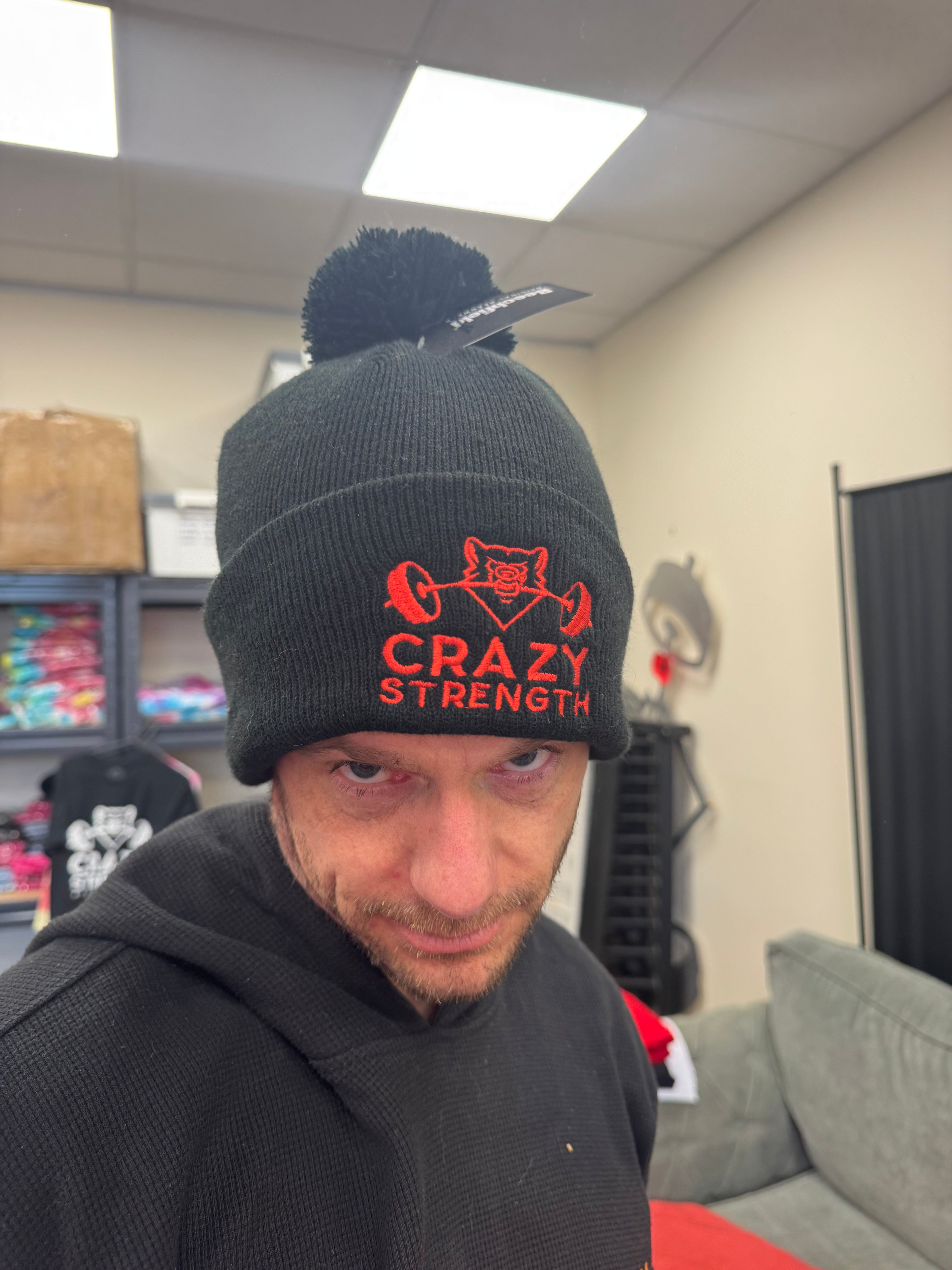 Crazy Strength Bobble Hat