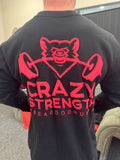 Crazy Strength Puff Logo Jumper - Red