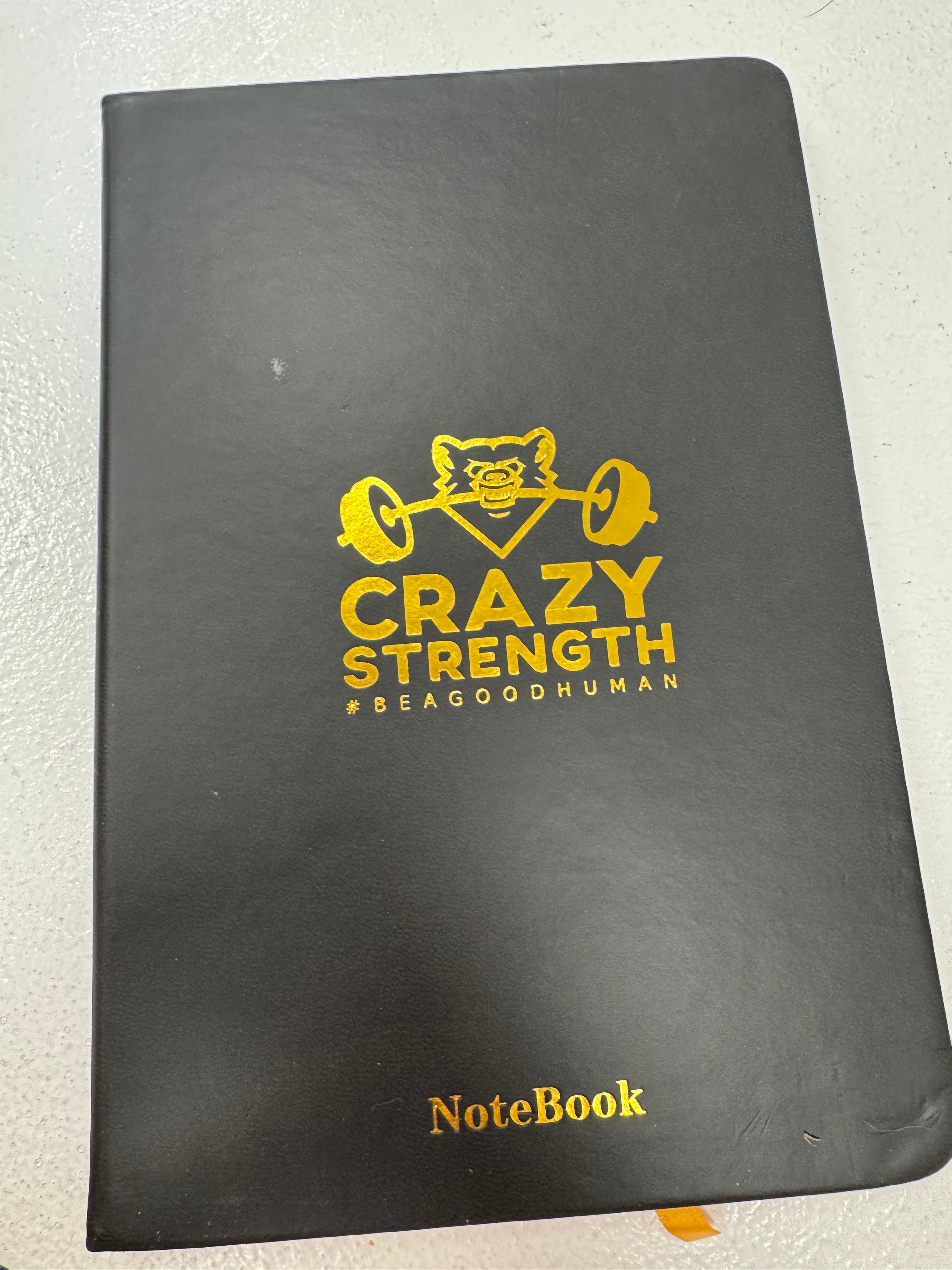 Crazy Strength A5 Note Book